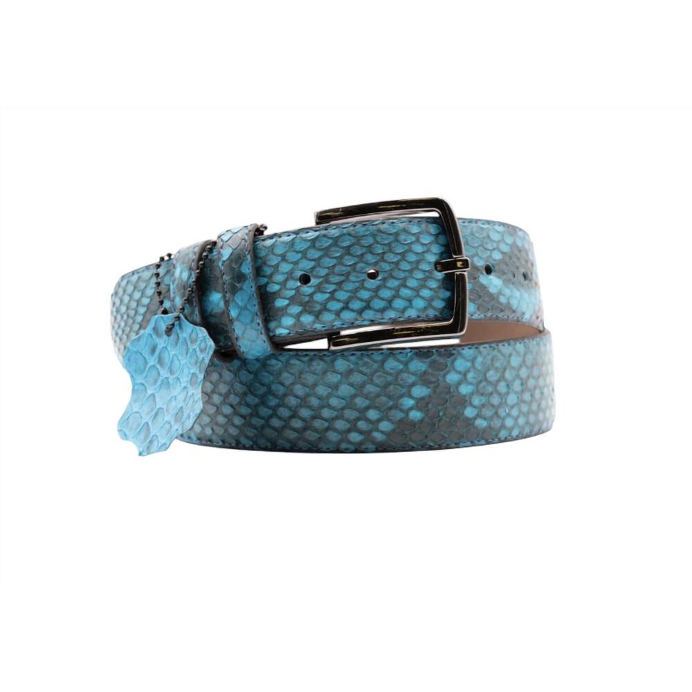 NEW LUSSO BENI women's medusa belt in teal